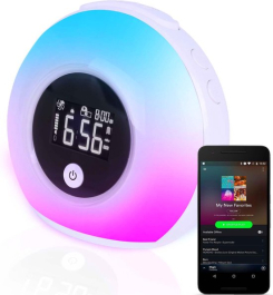 Wake up light - Speaker radio - Slaaphulpen - Bluetooth - Nachtlampje - Digitale wekker - Wekker - Ambilight - Radio's